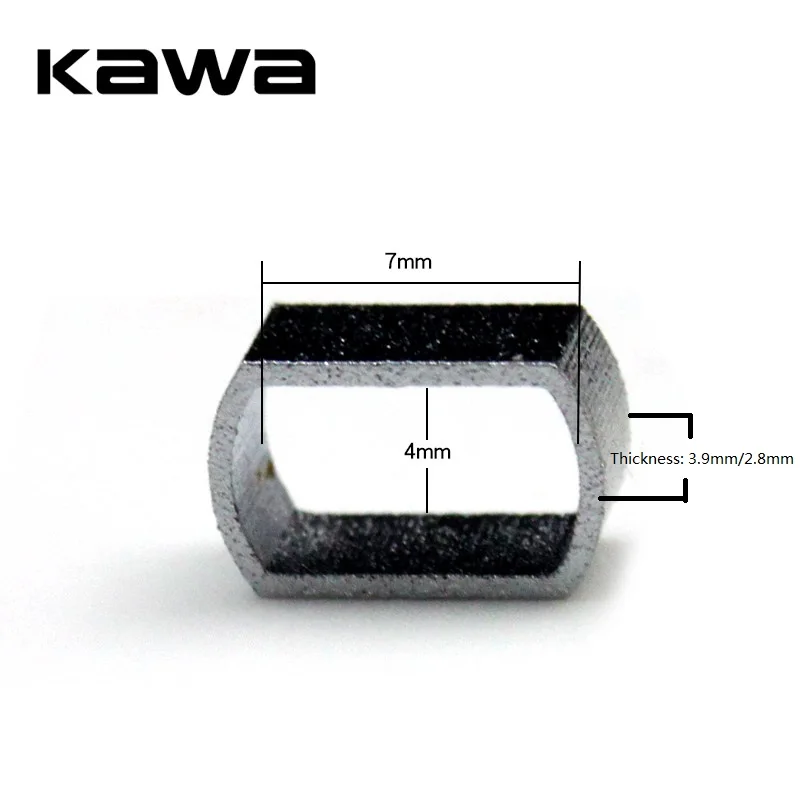 Kawa 1pc fishing reel handle tube DIY reel handle assembly hole from 8*5mm to 7*4mm for D/A/S Fishing Accessory
