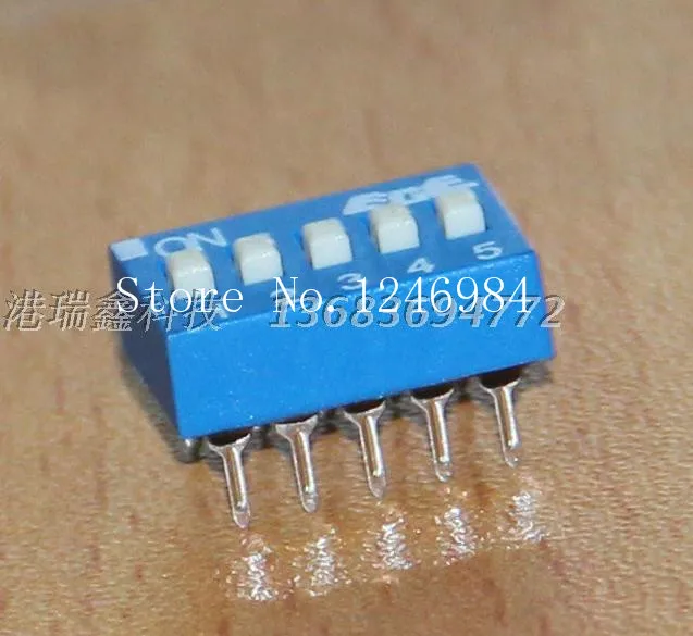 [SA]Electronic switch Taiwan ECE switch DIP switch straight leg 5 DIP
