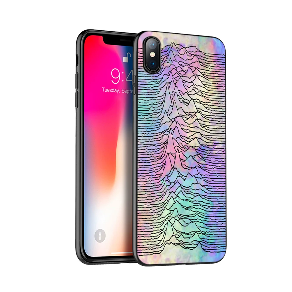 Черный ТПУ чехол для iphone 5 6 6s 7 8 plus x 10 силиконовый XR XS 11 pro MAX joy division|Бамперы| |