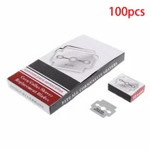 100 шт серебряных сменных лезвий из углеродистой стали для удаления твердой кожи, пилочка для рук и ног, педикюрная Машинка для ухода за ногами