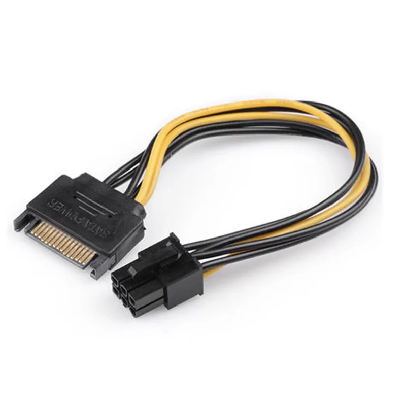 Кабель питания SATA 15 Pin 6 PCI Express E Sata конвертер кабель адаптер|Кабели VGA| |