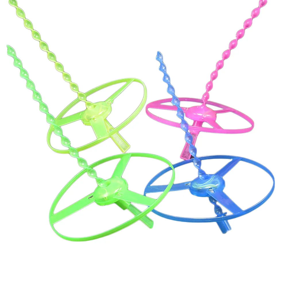 مضحك الملونة سحب سلسلة UFO مصباح ليد Up تحلق الصحن القرص الاطفال لعبة مضحك الملونة سحب سلسلة UFO مصباح ليد Up تحلق الصحن القرص الاطفال لعبة