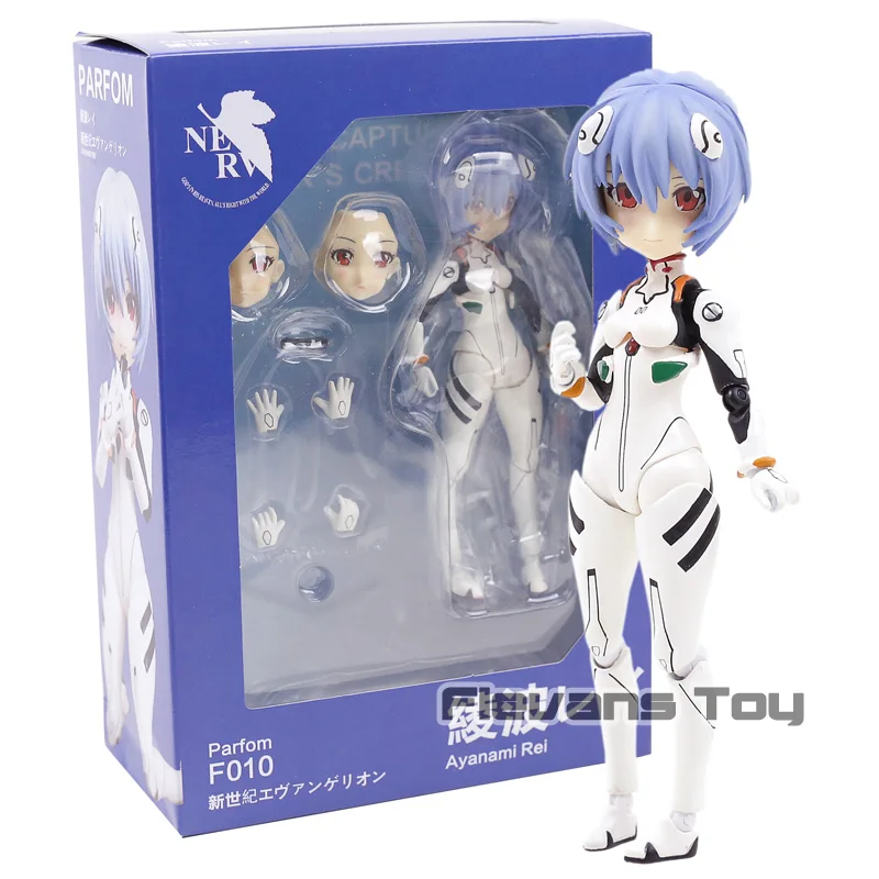 EVA Neon Genesis Evangelion Рей Аянами версии Q ПВХ фигурка куклы Movabl | Игрушки и хобби