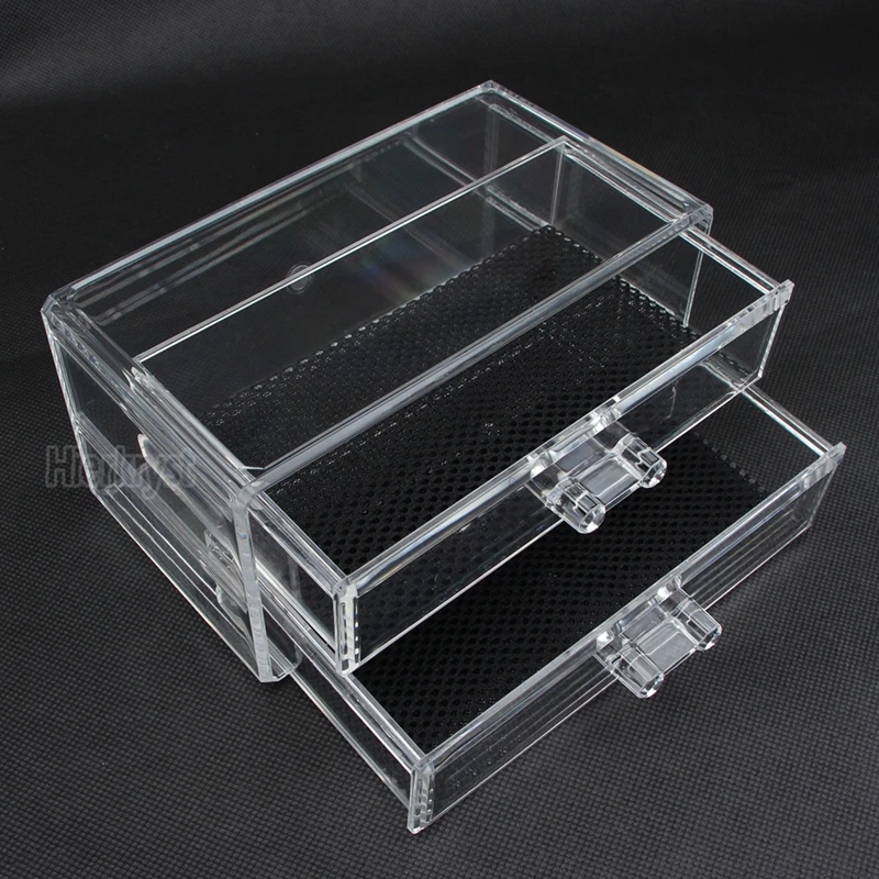 

Clear Makeup case drawers Cosmetic Organizer Jewelry storage Acrylic cabinet Box