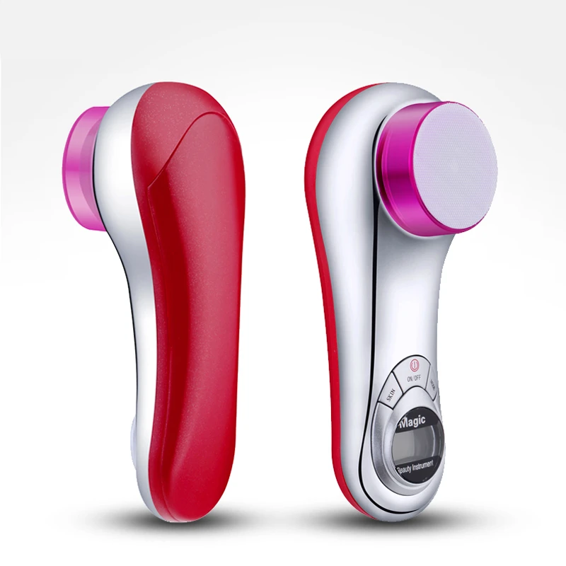 IKAKON 3 in 1 font b Electric b font font b Face b font Massager Ultrasonic
