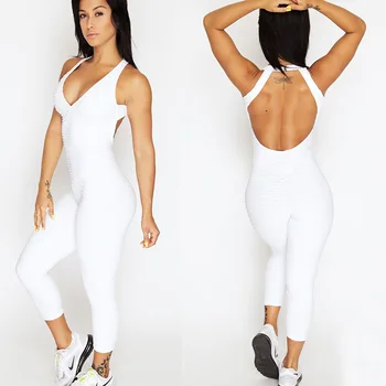 

ZOGAA Sexy Backless Jumpsuit For Women 2018 Rompers Womens Jumpsuit Skinny Sportswear Streetwear For Woman Body Mujer