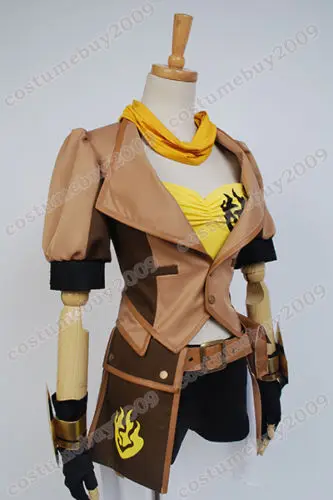Yang Xiao Long Cosplay Costume for Women - Yellow Trailer Halloween Outfit image 5