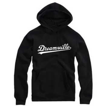

Hoodies Men Hip Hop DREAMVILLE J Cole Logo Thick Hooded Swag Letter Fleece J Cole Hoodie Winter Hoodies Men
