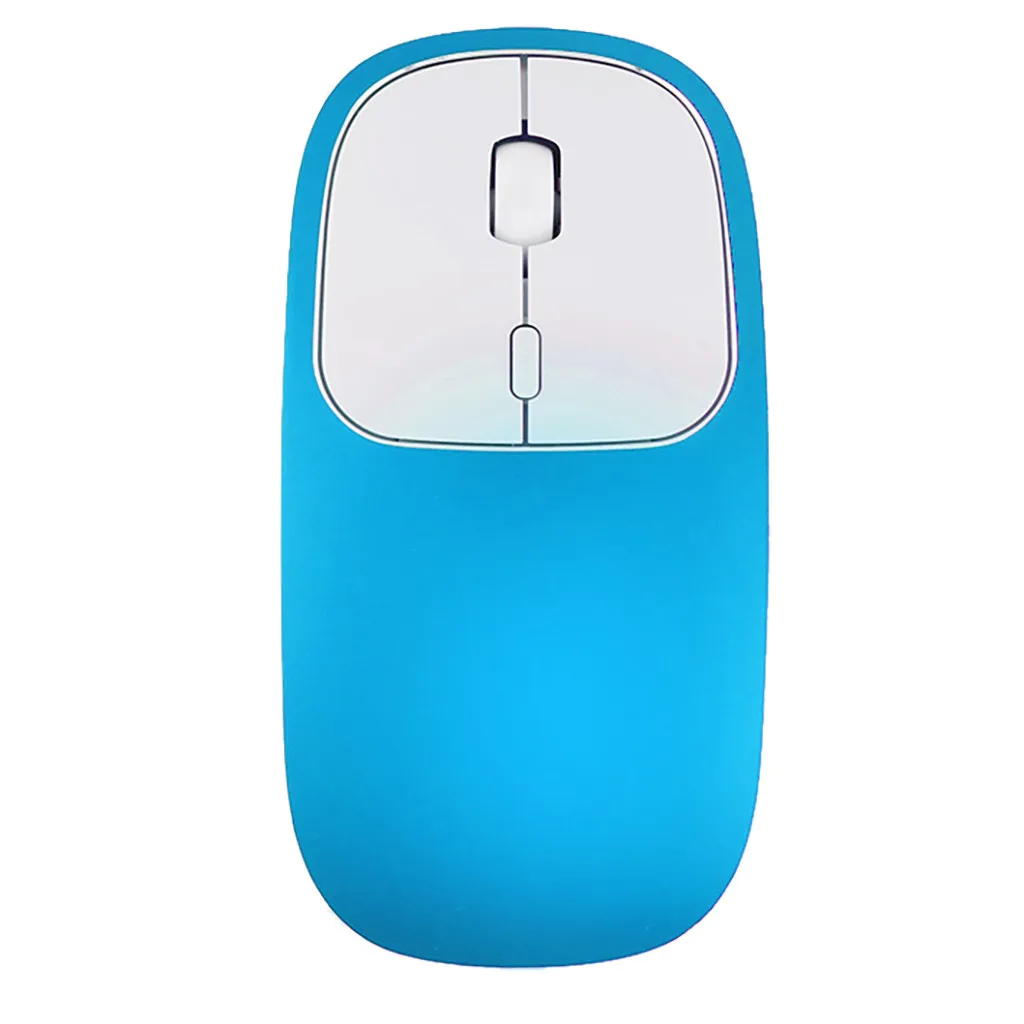 Беспроводная мышь перезаряжаемая 2,4 ГГц Bluetooth usb-приемник мини-мыши металлическая Бесшумная Двухрежимная оптическая игровая мышь 19APR8