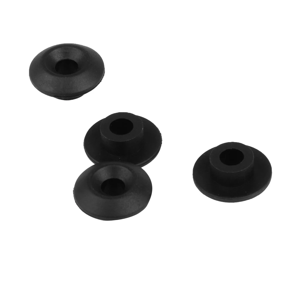 4pcs Nylon Fixed Buckle Mooring Deck Fitting for Inflatable Fishing Boat Kayak Canoe Kit Boat Accessories Marine Black 