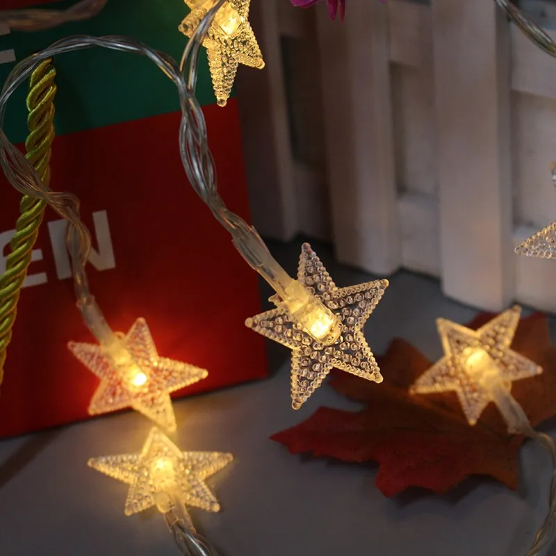 300CM 20 LED Star String Lights LED Fairy Lights Christmas Wedding Decoration Holiday Lights Battery Operate Twinkle Light 300CM 20 LED Star String Lights LED Fairy Lights Christmas Wedding Decoration Holiday Lights Battery Operate Twinkle Light