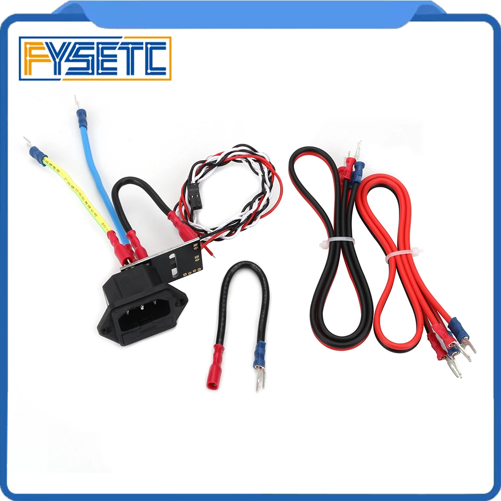 Продажа Prusa i3 MK3 power Panic V0.4 Высокое напряжение с предохранителем MK3 PSU Жгут проводов комплект проводов для Prusa i3 MK3 части 3d принтера