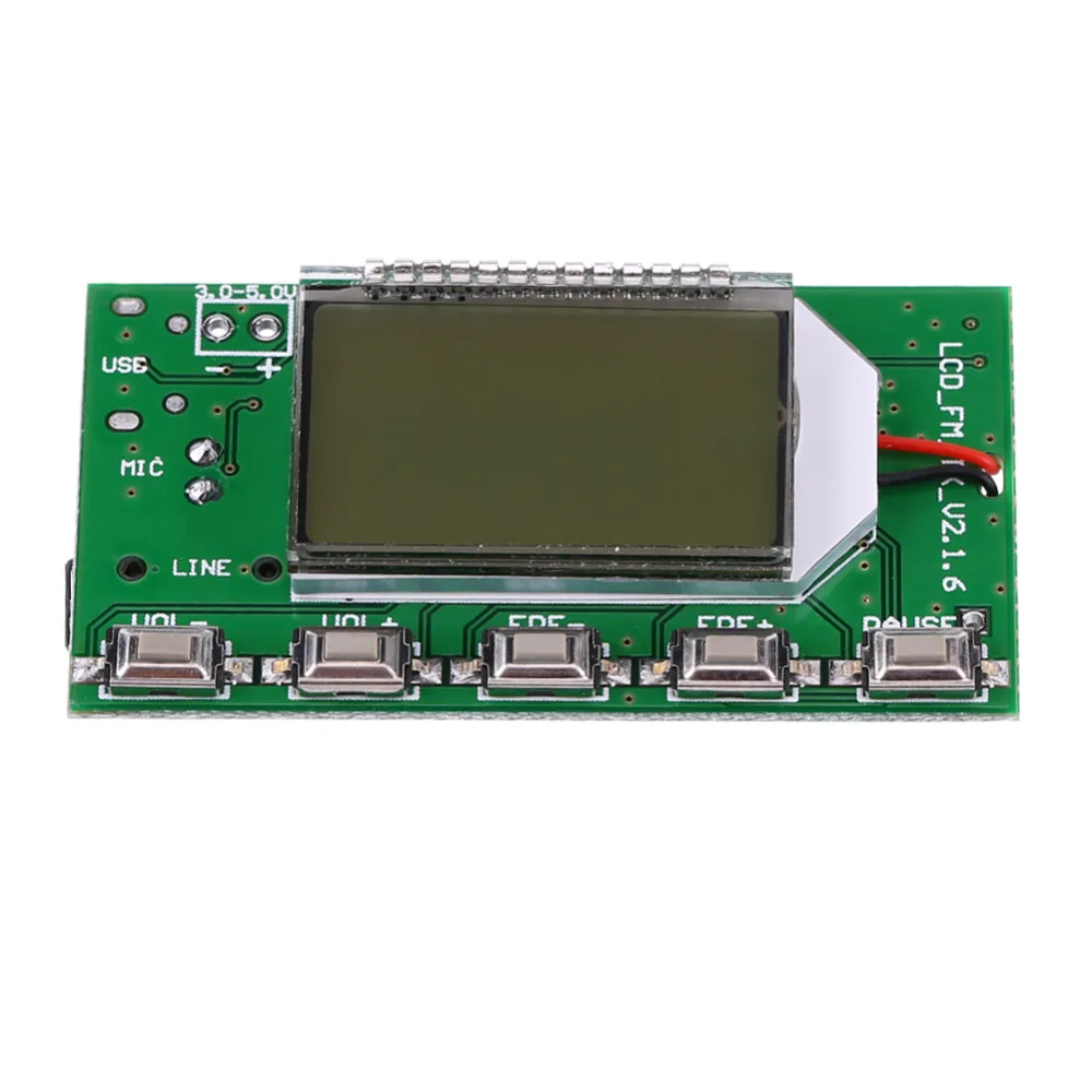 

Digital Wireless Microphone Stereo FM Board AudioTransmitter Module 87-108MHz FM Radio Transmitter Module