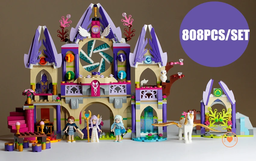 

New Skyra's Mysterious Sky Castle fit legoings fairy Elves figures friends 41078 Building Blocks Fairy Tale Girls toy gift kid