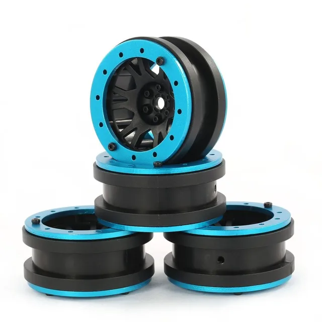Cheap 4pcs/Set AX-619 1.9inch Wheels Hub Rim Set for Axial SCX10 RC4WD D90 1/10 RC Rock Crawler Car RC Parts