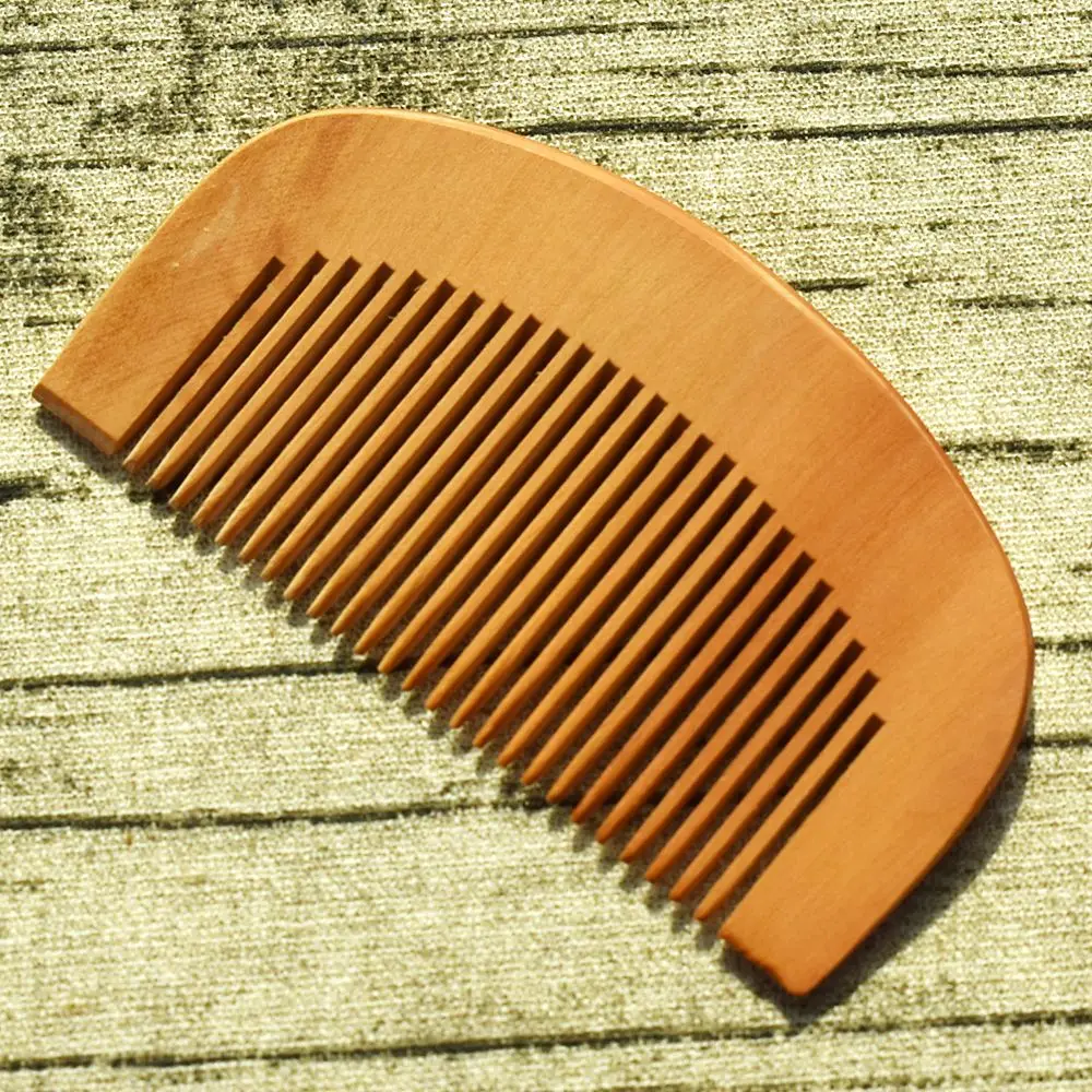9 см длина мини деревянные волосы деревянная расческа, прямые волосы Борода Усы щетка для шерсти небольшой размер портативный инструмент для укладки волос