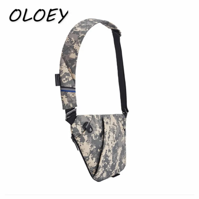 

Men Camouflage Chest Bag Holster Outdoor Sports Portable Shoulder Bag Waterproof Phone Packs Male Thin Fashion Crossbody Bag!