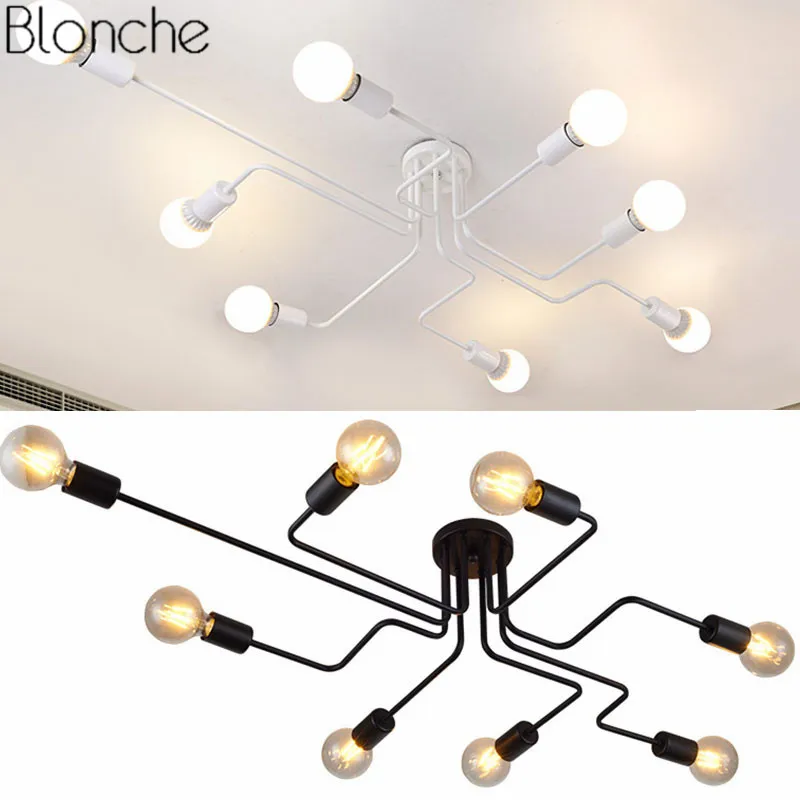Modern Retro Ceiling Lights 4 6 8 Heads Led Lamp For Living Modern Retro Ceiling Lights 4 6 8 Heads Led Lamp For Living