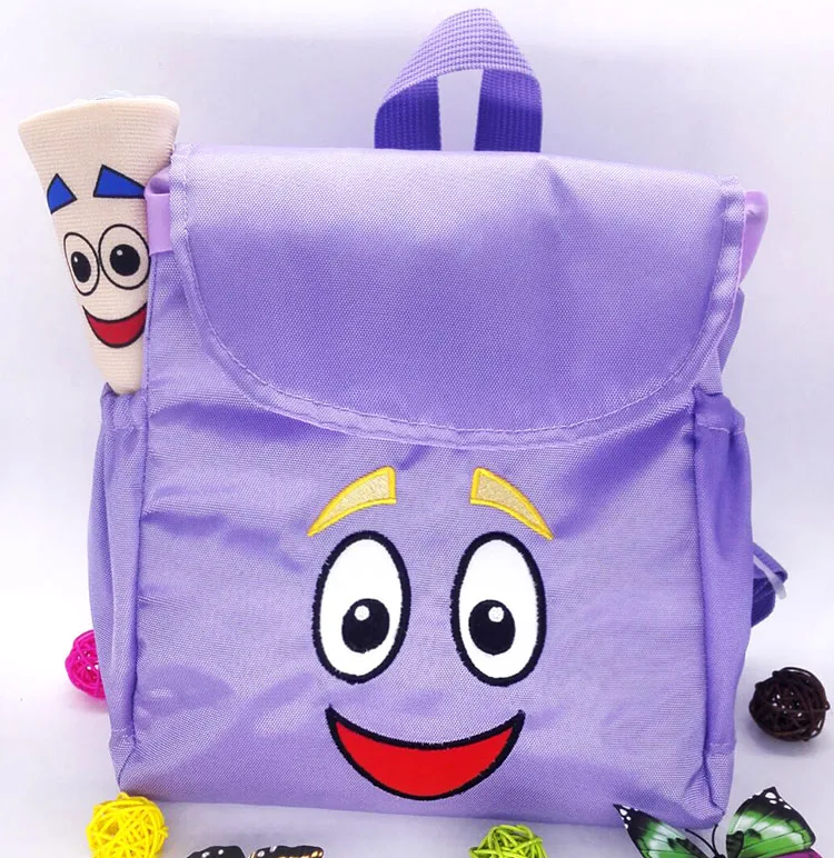  Dora Explorer Backpack Rescue Bag with MapPre-Kindergarten Toys Purple Back To School Gifts Wedding - 32833237391