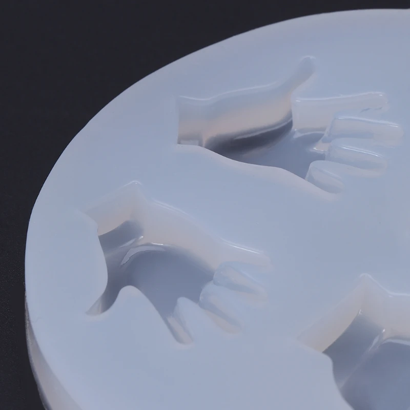 Прозрачная силиконовая форма ручной ног зеркало DIY ремесла Ювелирная подвеска ручной работы эпоксидная смола для изготовления ювелирных