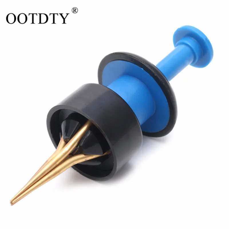 

OOTDTY Fishing Lure Picker Clip automatic Bloodworm Earthworm Lure Baits Clips pliers Lightweight Clips Fishing Accessories