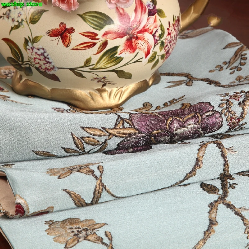 High end fashion Cloth art custom Chinese style classical Table flag Table flag The bar of the flag cover