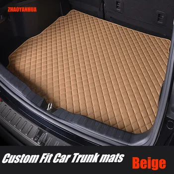 

ZHAOYANHUA Car trunk mats for Citroen C5 C4 Air Cross C2 C4L C-elysee DS5 LS all weather waterproof heavy duty car styling liner