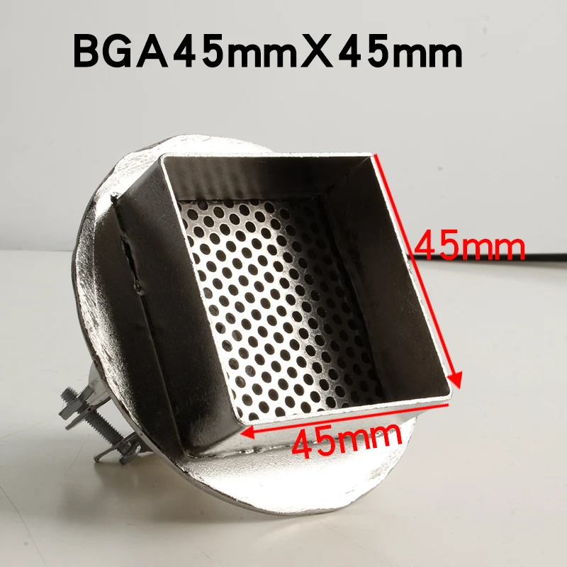 Hot Air Gun square nozzles 45mm*45mm BGA Soldering Station Rework Stations Universal BGA Nozzle Welding Accessories Hot Air Gun square nozzles 45mm*45mm BGA Soldering Station Rework Stations Universal BGA Nozzle Welding Accessories