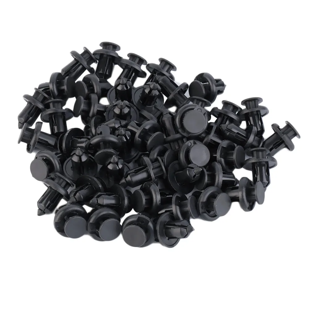 

Hot 10mm 50Pcs Auto Vehicle Car Bumper Clips Retainer Fastener Rivet Door Panel Fender Liner For Honda Acura Hot Drop Shipping