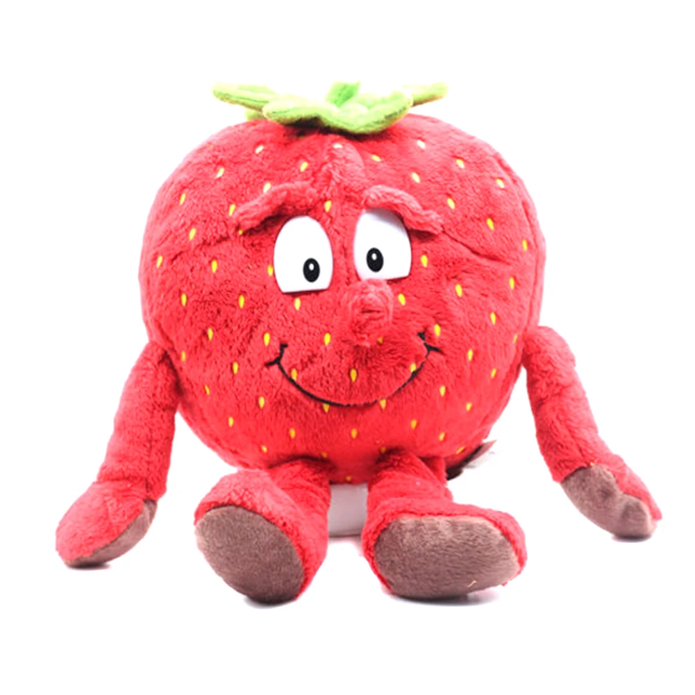 1 шт. фрукты овощи мягкая плюшевая игрушка мягкая кукла милый подарок для детей Дети YH-17 - Цвет: Strawberry