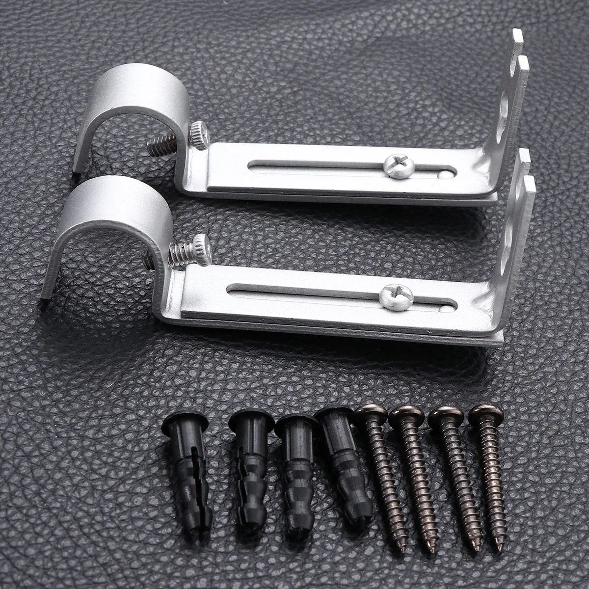 Pack Of 2 19 05mm Heavy Duty Sturdy Premium Adjustable Curtain Rod