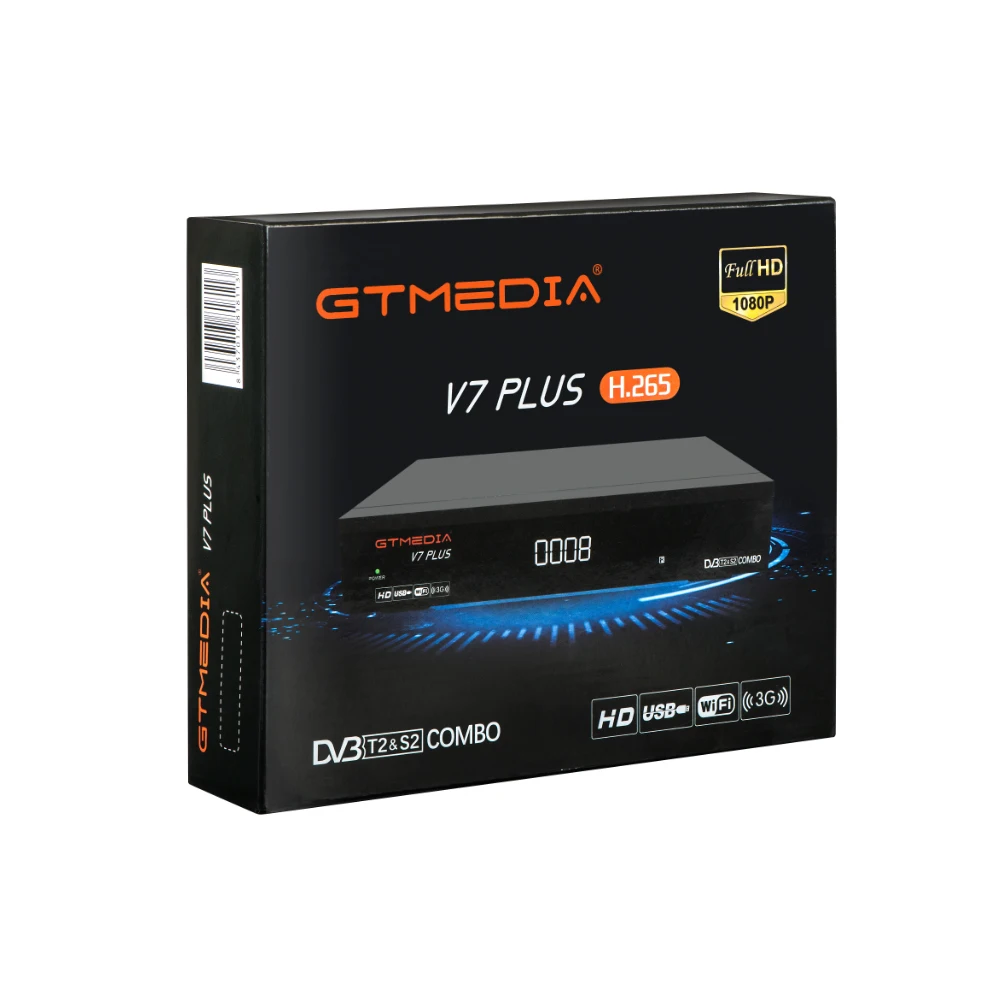 GTMEIDA V7 PLUS DVB-S2 DVB T2 комбо рецептор поддержка H.265 PowerVu Biss CCCams Newcamd WiFi 3g Youtube Youporn Freesat V7 hd