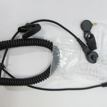 2 xPolice слушать только наушник наушники гарнитура для Kenwood KMC-25 KMC-26 динамик микрофон 2-способ Радио рация 3,5 мм 1 Pin Jack