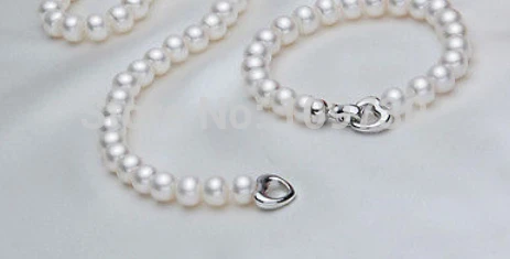 

Hot sell Noble- Jewelry 00722 AAA 8-9mm White Set Akoya Cultured Pearl Necklace (A0423)
