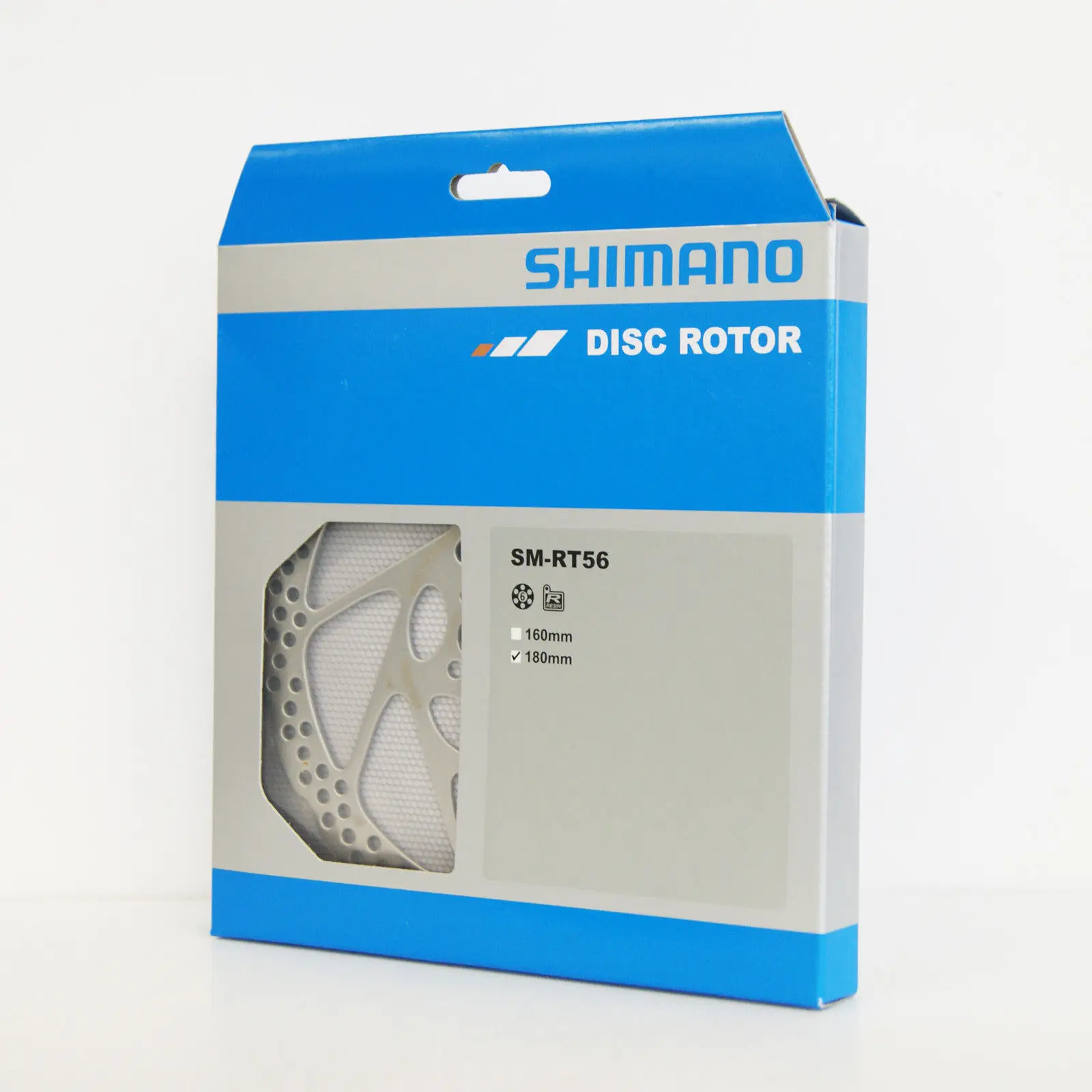 Shimano Deore велосипед SM-RT56 MTB велосипед 6-болт дисковый тормоз ротора 160 мм/180 мм велосипедный вынос руля - Цвет: 180mm