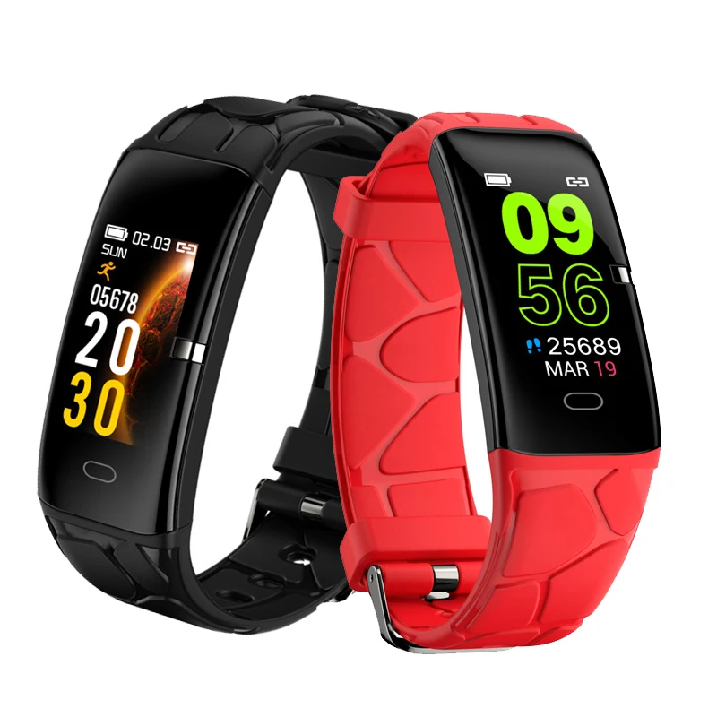 

Raaavi E58 Smart Band Watch 2019 With Breath Light Blood Pressure Heart Rate Monitor Sport Tracker Smart Wristband for Men Women