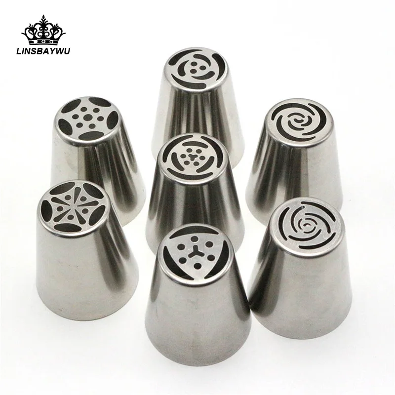 

LINSBAYWU Russian DIY Pastry Cake Icing Piping Decorating Nozzle Tips Baking Pastry Tool