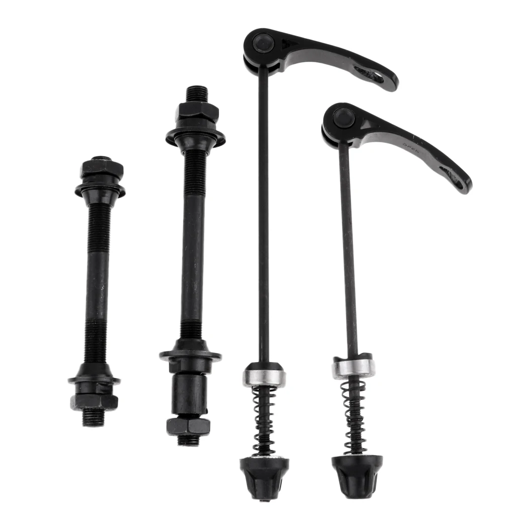 4 Pcs Ultralight Portable Bike Quick Release Skewer Set Front Rear Wheel Hub Axle Hollow Shaft MTB Road Bike Bicycle Parts