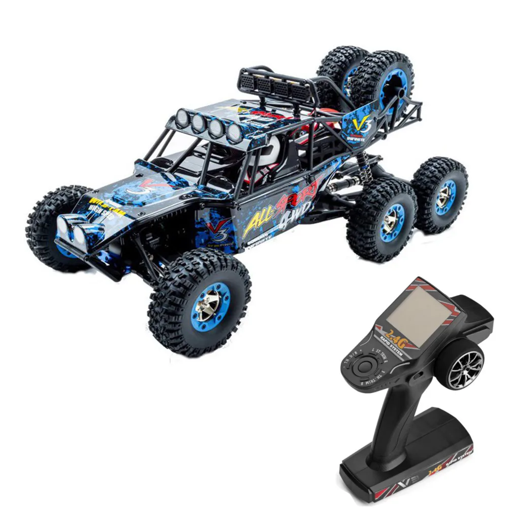 Wltoys 12628 1/12 2 4G 6WD RC автомобиль 550 матовый 40 км/ч Рок Гусеничный с светодиодный
