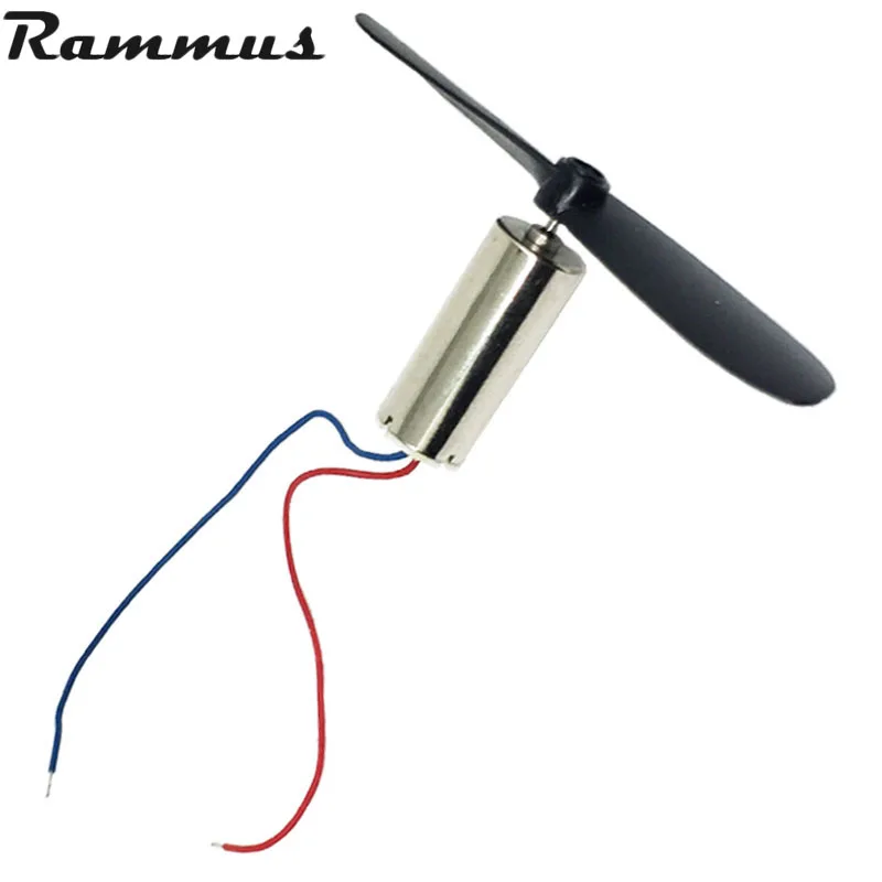 Rammus 2 шт./компл. DC3.7-4.2V 7*16 мм микро DIY RC вертолет, коррозийных свойствах, 716DC мотор с пропеллером большой вращающий момент высокое Скорость моторные игрушки