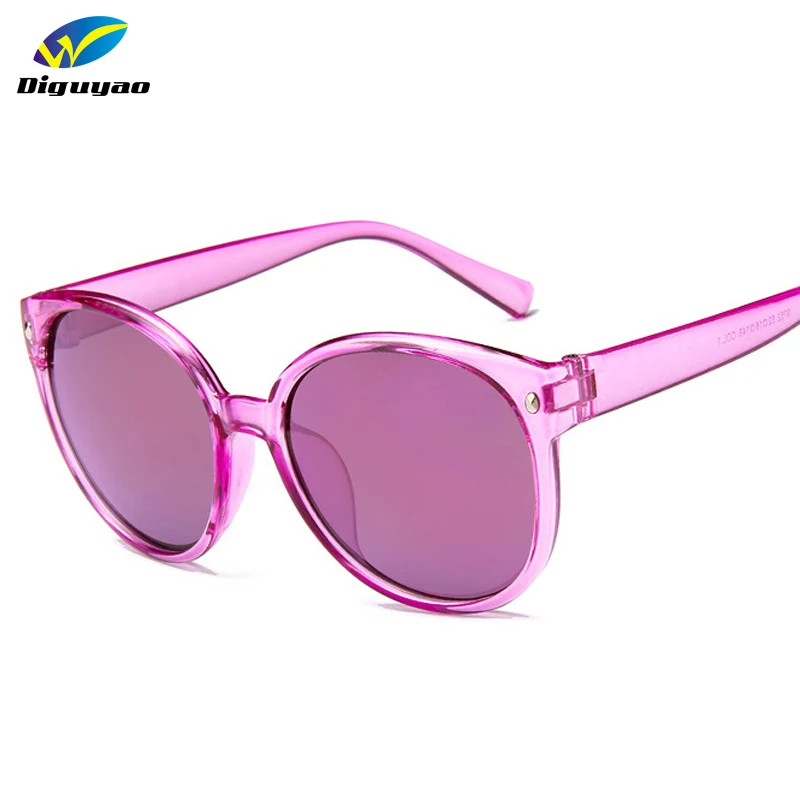 

Women Sunglasses Brand Vintage Oval Clear Frame Anti-Reflective sun glasses mirror glasses men oculos de sol feminino