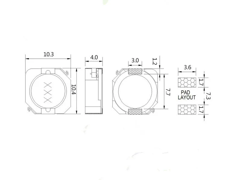 10 шт. CD104 2.2uH 3.3uH 4.7uH 6.8uH 10uH 15uH 22uH для поверхностного монтажа, силовой экранированные катушки индуктивности 10x10x4 мм