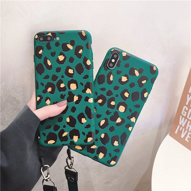 

HYSOWENDLY Yellow Duck Leopard Wristband Phone Case for iPhone 8 7 6 6s Plus X XR XS Max Cute Girly Soft Silicone TPU Coque Capa