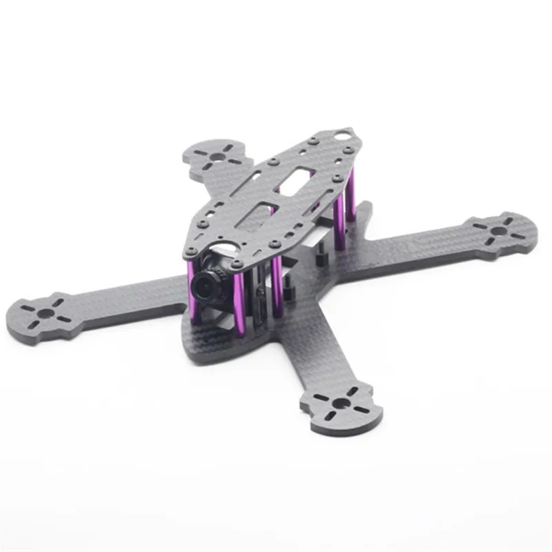 

HSKRC TWE210 210mm Wheelbase 4mm Arm 3K Carbon Fiber X Type FPV Racing Frame Kit for RC Drone Multicopter DIY Motor Spare Parts