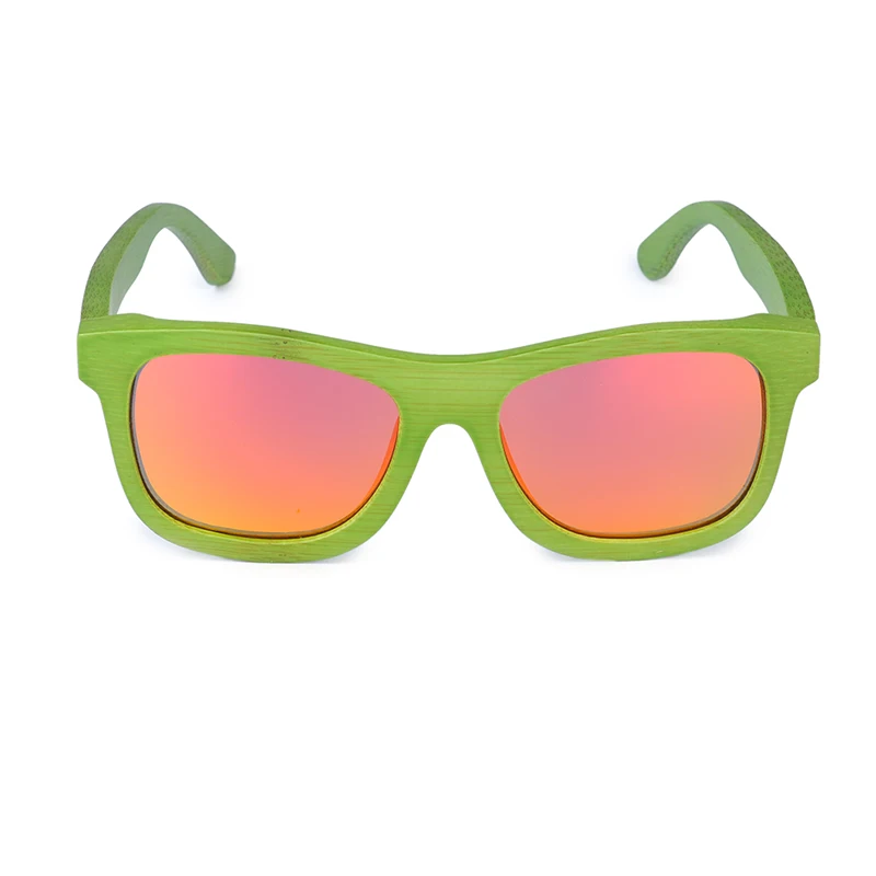 BOBO BIRD DG010d-e Green Bamboo Frame With Laser Logo and Patter Polarized Sunglasses (40)