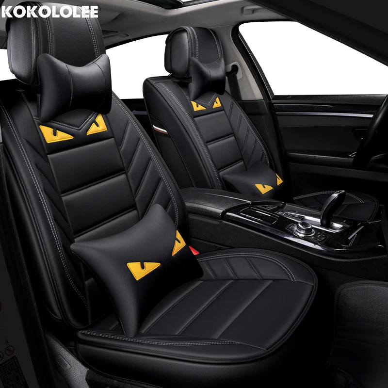 

[KOKOLOLEE] auto car seat covers For land cruiser 200 skoda yeti mercedes w202 seat altea volvo s60 car accessories car-styling
