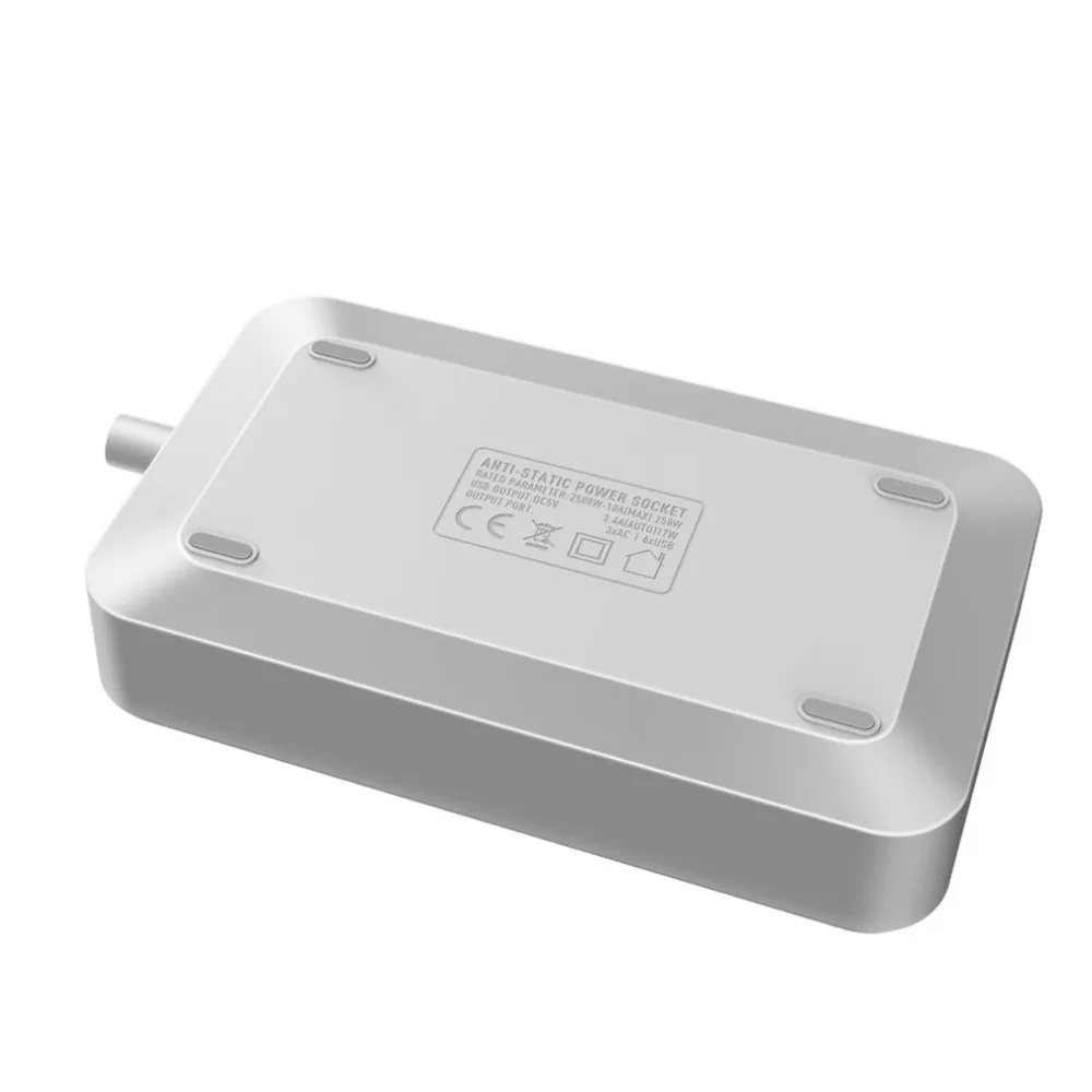 3 гнезда питания 6 usb порт для зарядки настольные розетки Быстрая зарядка умная