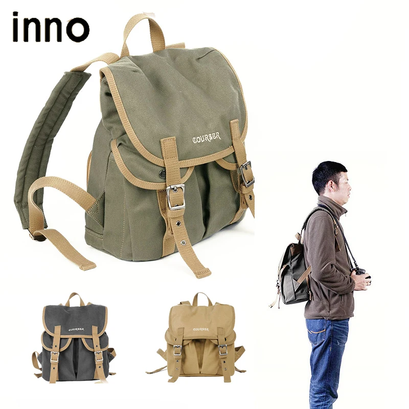COURSER Camera bag camera backpacks waterproof canvas bag fashion
