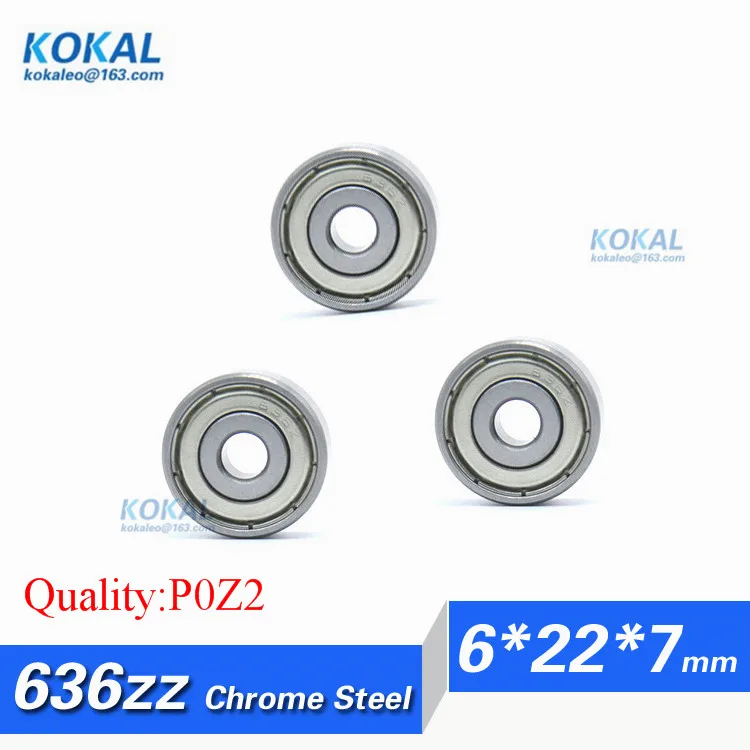 [C636ZZ P2]Free Shipping 10pcs Gcr15 chrome steel ABEC 5 kitchen
