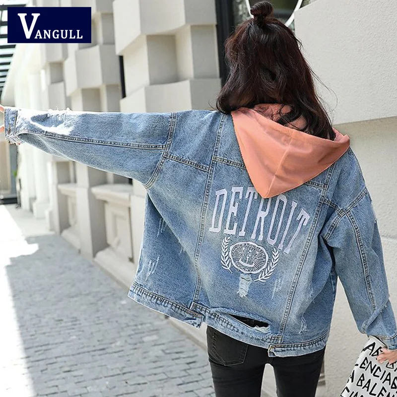 Vangull زائد حجم 4XL الخريف الشتاء المرأة الأساسية سترة معطف الإناث ضئيلة مقنعين القطن عارضة الستر المتوترة أبلى 2019